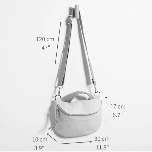 Daniella Lehavi Iconic Mia Crossbody Genuine Leather Bag - Picture 4 of 14